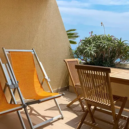 Mansfield Vue Carte Postale Terrasse Piscine 2 Lägenhet Menton